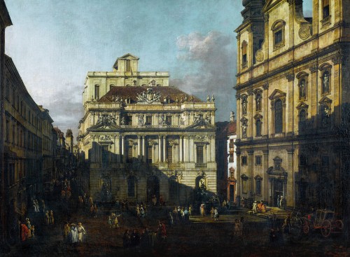 konfigurieren des Kunstdrucks in Wunschgröße Der Universittsplatz in Wien 175861 von Canaletto