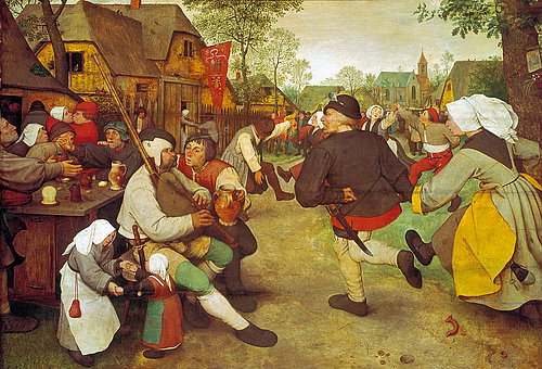 konfigurieren des Kunstdrucks in Wunschgröße Bauerntanz. Um 1568 von Bruegel, Pieter the Elder