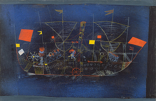 konfigurieren des Kunstdrucks in Wunschgröße Das Abenteürschiff. 1927 von Klee, Paul