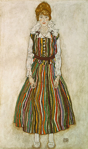 konfigurieren des Kunstdrucks in Wunschgröße Edith Schiele. 1915. von Schiele, Egon