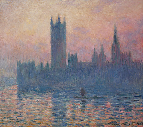 konfigurieren des Kunstdrucks in Wunschgröße Das Parlament in London bei Sonnenuntergang. 1903 von Monet, Claude