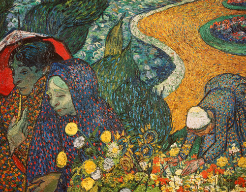 konfigurieren des Kunstdrucks in Wunschgröße Die Frauen von Arles (Erinnerung an den Garten in Etten). 1888 von Van Gogh, Vincent