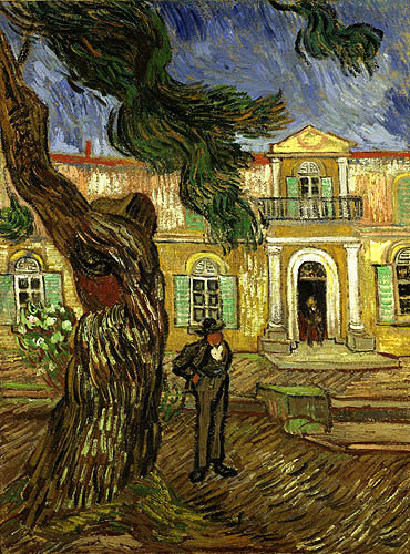 konfigurieren des Kunstdrucks in Wunschgröße Die Anstalt SaintPauldeMausole in SaintRmy 1889 von Van Gogh, Vincent