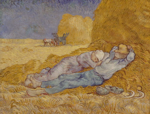 konfigurieren des Kunstdrucks in Wunschgröße Das Mittagsschlfchen 188990 von Van Gogh, Vincent