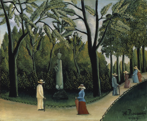 konfigurieren des Kunstdrucks in Wunschgröße Im Jardin du Luxembourg. 1909 von Rousseau, Henri