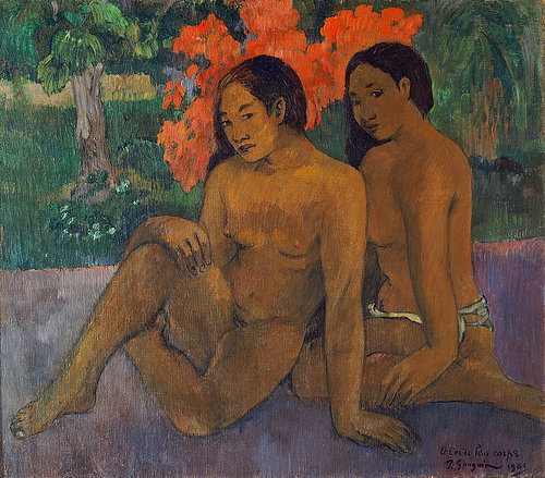 konfigurieren des Kunstdrucks in Wunschgröße Et l'or de leur corps. 1901 von Gauguin, Paul