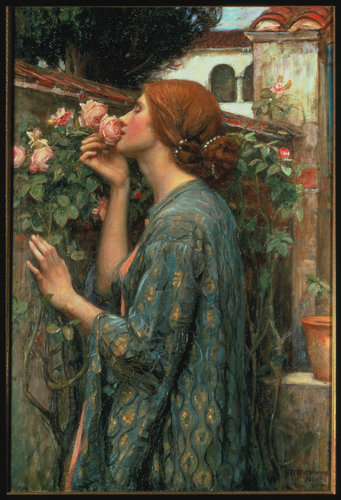 konfigurieren des Kunstdrucks in Wunschgröße Die Seele der Rose. 1908 von Waterhouse, John William