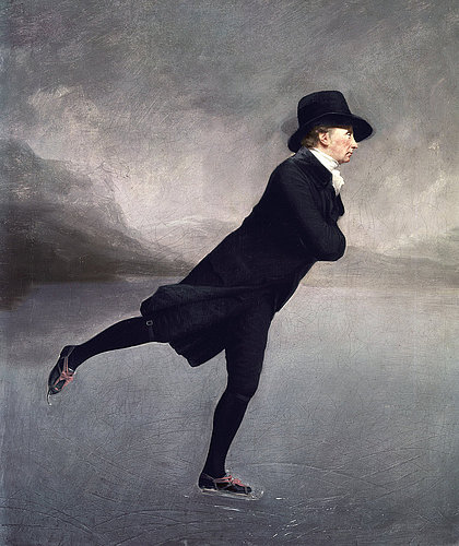 konfigurieren des Kunstdrucks in Wunschgröße Pfarrer Robert Walker beim Eislaufen auf dem Duddingston Loch. 1795 von Raeburn, Sir Henry