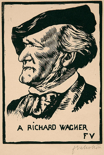 konfigurieren des Kunstdrucks in Wunschgröße A Richard Wagner. 1891 von Vallotton, Felix