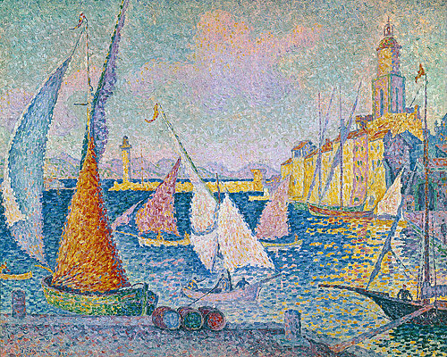 konfigurieren des Kunstdrucks in Wunschgröße Der Hafen von St. Tropez. 1899 von Signac, Paul