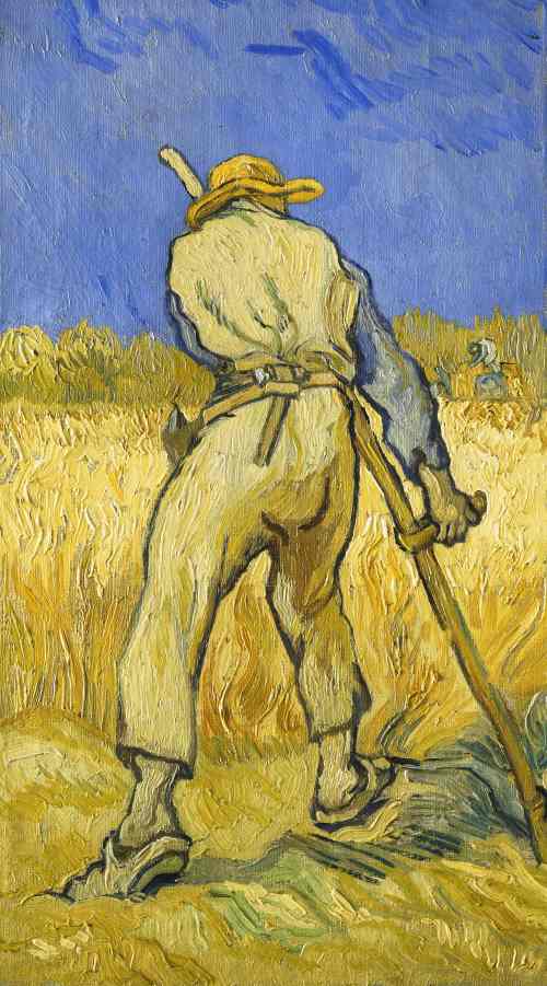 konfigurieren des Kunstdrucks in Wunschgröße Der Schnitter. September 1889 von Van Gogh, Vincent