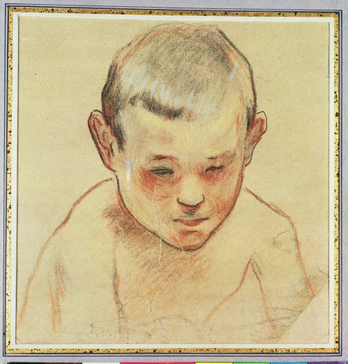 konfigurieren des Kunstdrucks in Wunschgröße Kopf eines Jungen Tte de Garcon 188688 von Gauguin, Paul