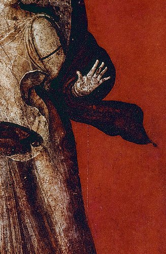 konfigurieren des Kunstdrucks in Wunschgröße Detail des Freskos mit der Darstellung dionysischer Mysterien. 1. Jh. n. Chr. von Anonymous