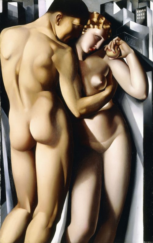 konfigurieren des Kunstdrucks in Wunschgröße Adam und Eva. 1932. von de Lempicka, Tamara