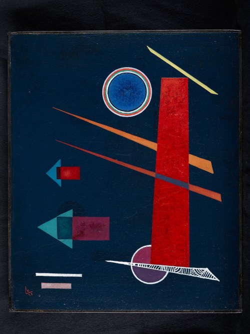 konfigurieren des Kunstdrucks in Wunschgröße Mchtiges Rot 1928 von Kandinsky, Wassily