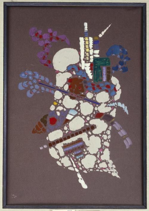 konfigurieren des Kunstdrucks in Wunschgröße Taches Grises. 1934. von Kandinsky, Wassily