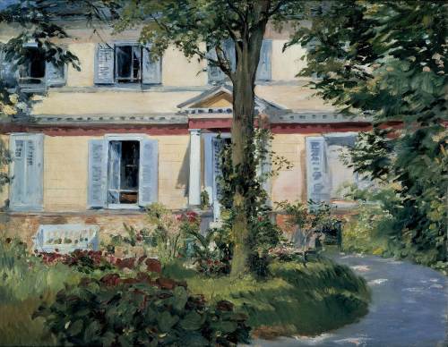 konfigurieren des Kunstdrucks in Wunschgröße Das Haus in Rueil. 1882 von Manet, Edouard