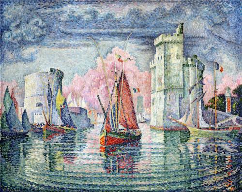 konfigurieren des Kunstdrucks in Wunschgröße Der hafen von La Rochelle. 1921. von Signac, Paul