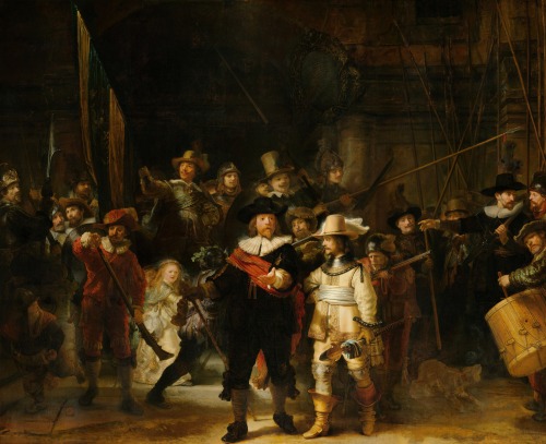 konfigurieren des Kunstdrucks in Wunschgröße Die Kompanie des Kapitns Frans Banninck Cocq, auch Die Nachtwache 1642 von Rembrandt van Rijn