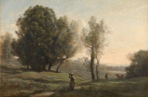 konfigurieren des Kunstdrucks in Wunschgröße Landschaft. Um 1872 von Corot, Jean-Baptiste Camille