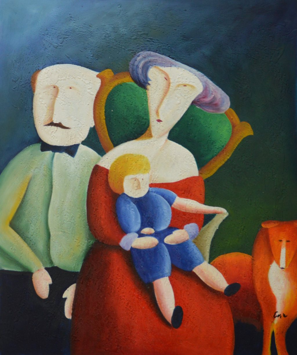 konfigurieren des Kunstwerks Familienportrait von Eric