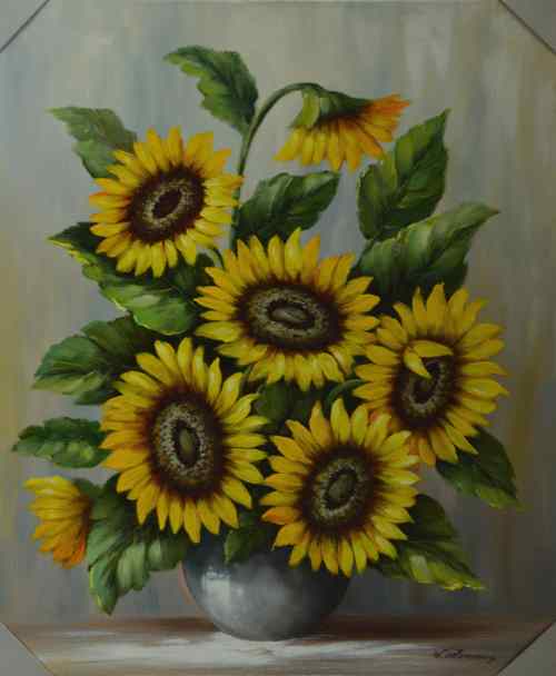 konfigurieren des Kunstwerks Sonnenblumen von Felzmann