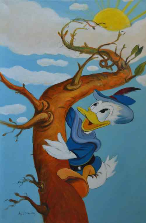 konfigurieren des Kunstwerks Donald Duck von Clemens